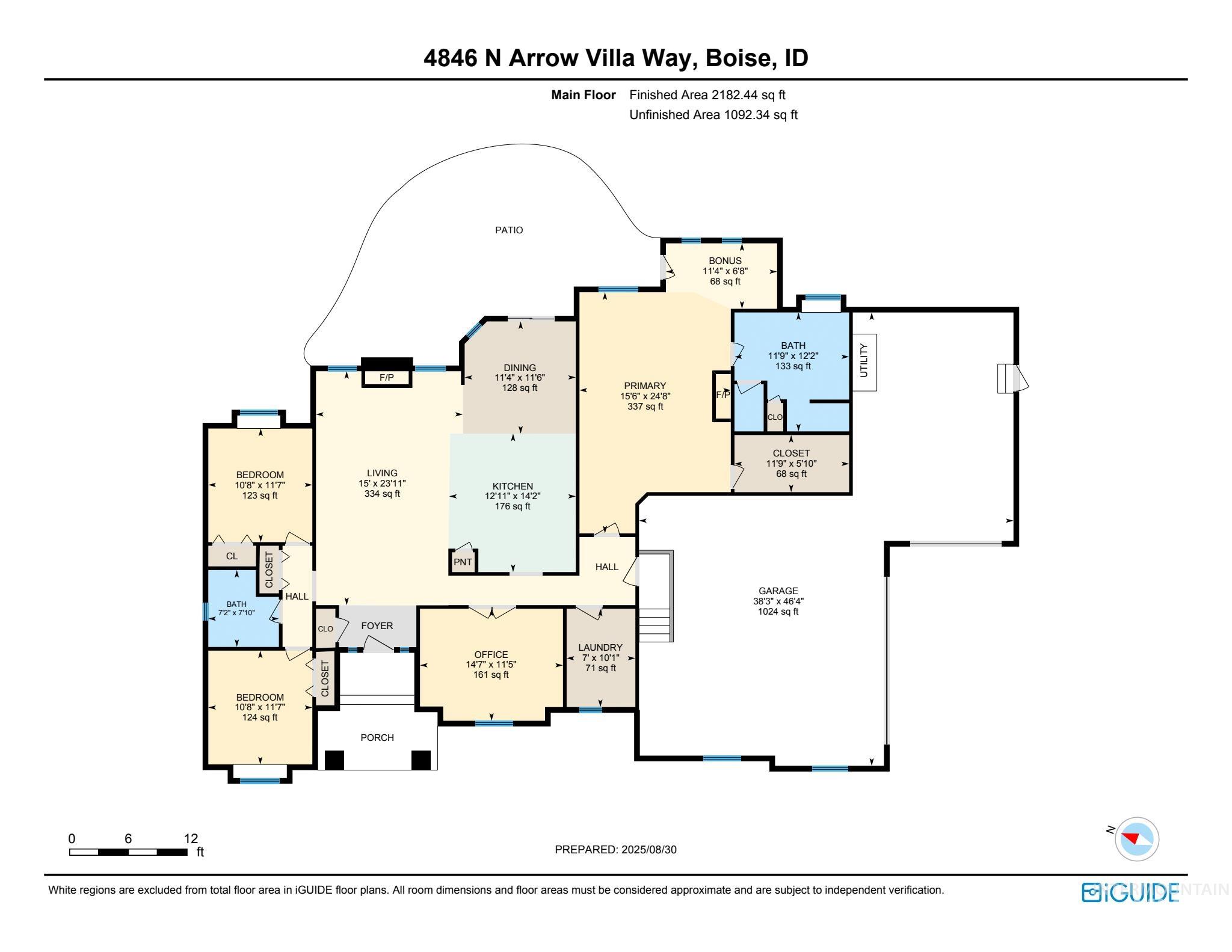 4846 N Arrow Villa Way, Boise, Idaho 83703, 3 Bedrooms, 2 Bathrooms, Residential For Sale, Price $925,000, 98960382