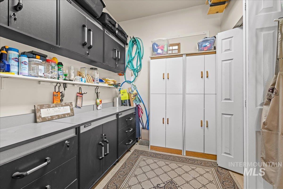 View of laundry room