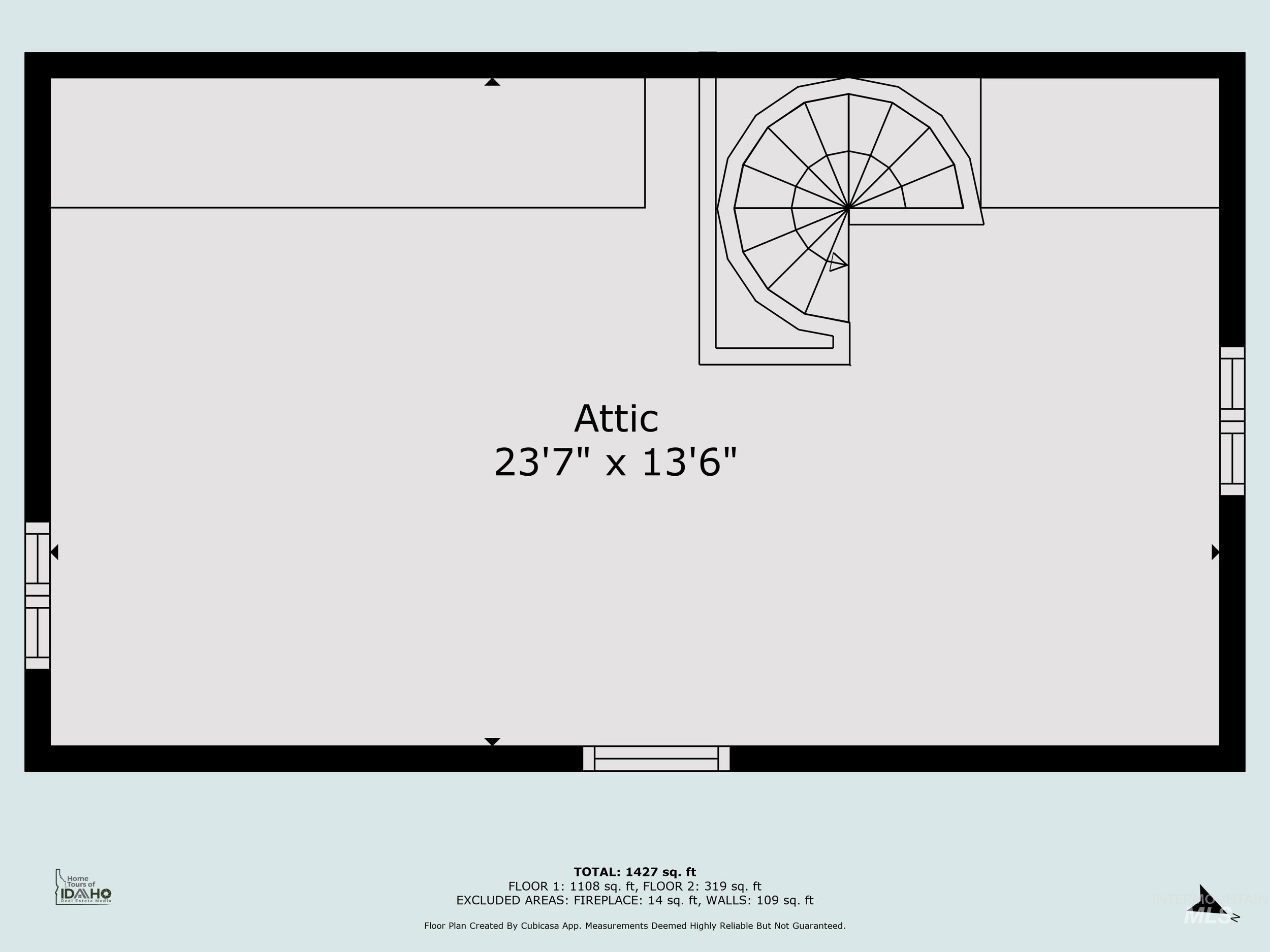 View of floor plan / room layout