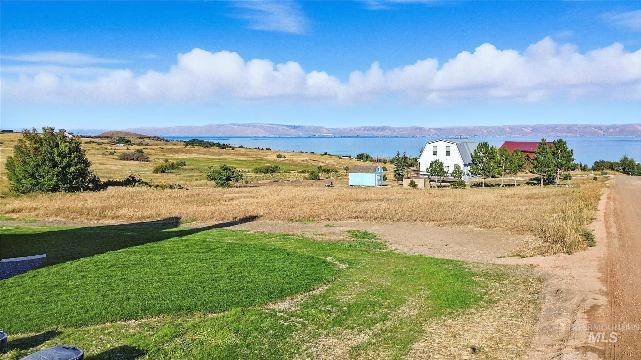 Exterior space with a nearby body of water