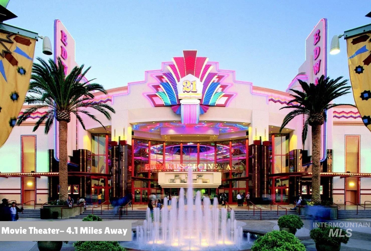 Edwards Cinema and Entertainment Center with a Variety of Restaurants!