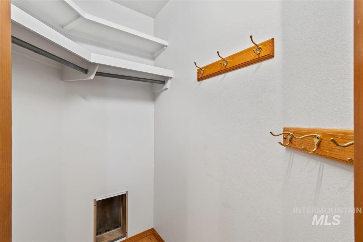 View of spacious closet