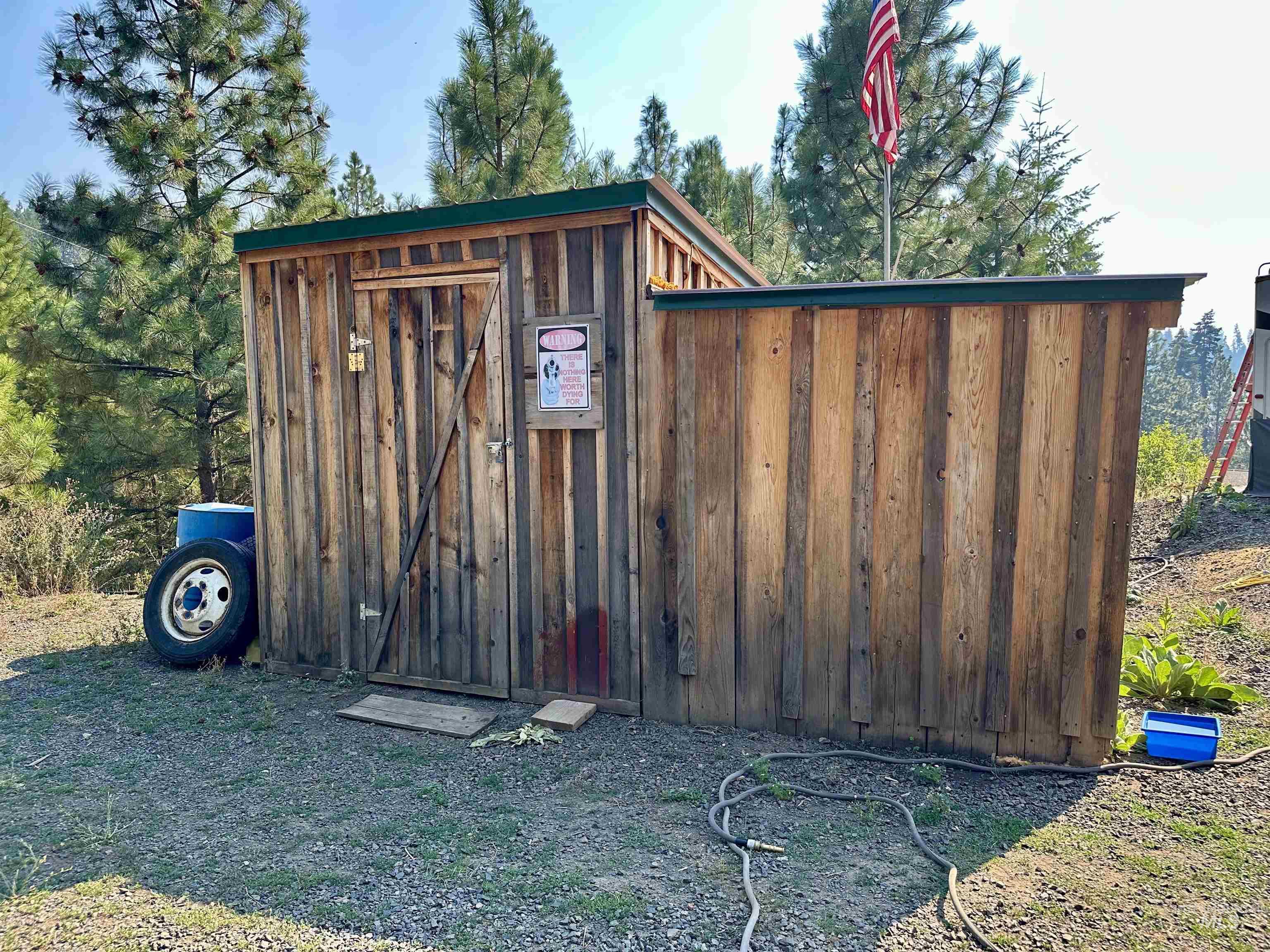 View of outbuilding