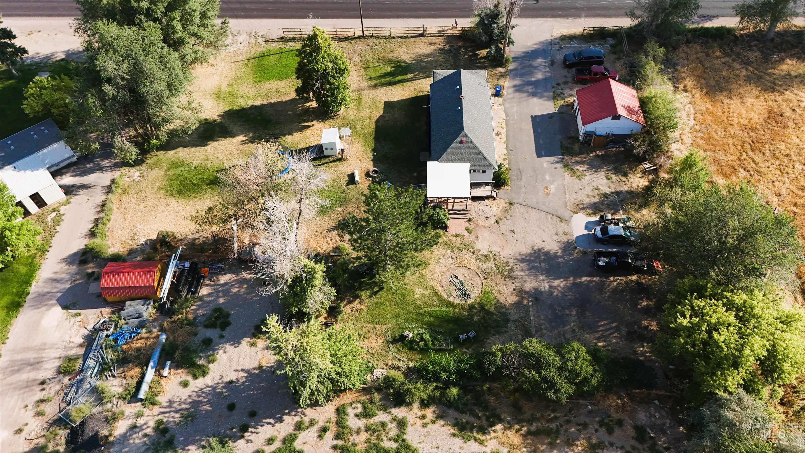 Aerial overview of property's location