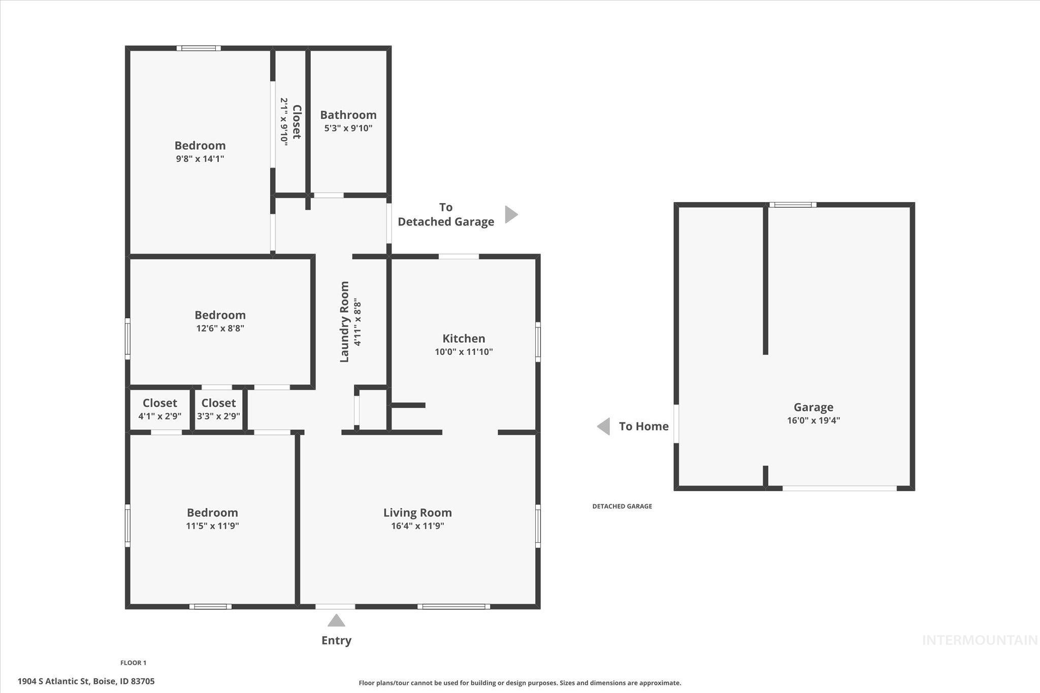 View of floor plan / room layout