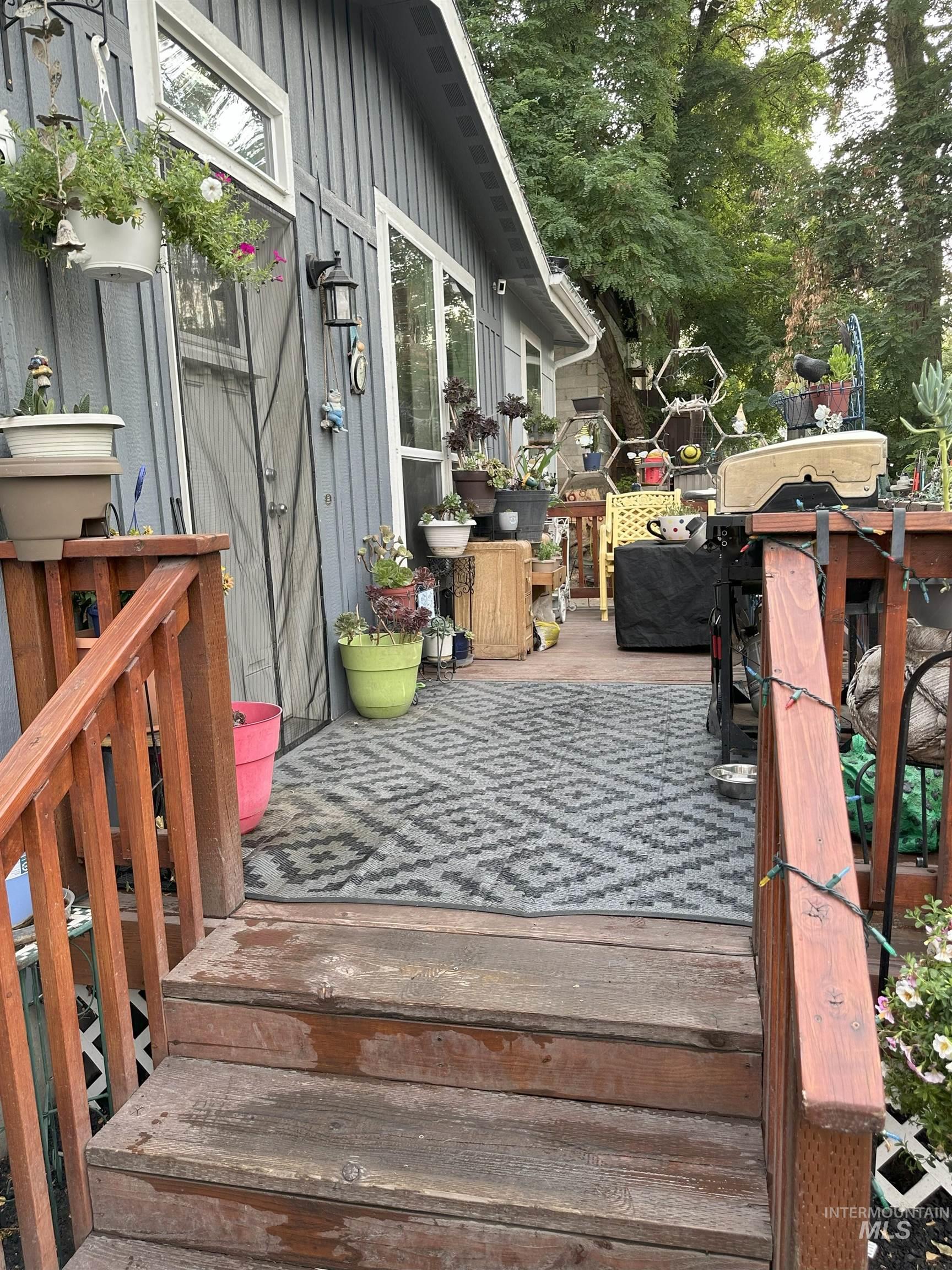 View of deck