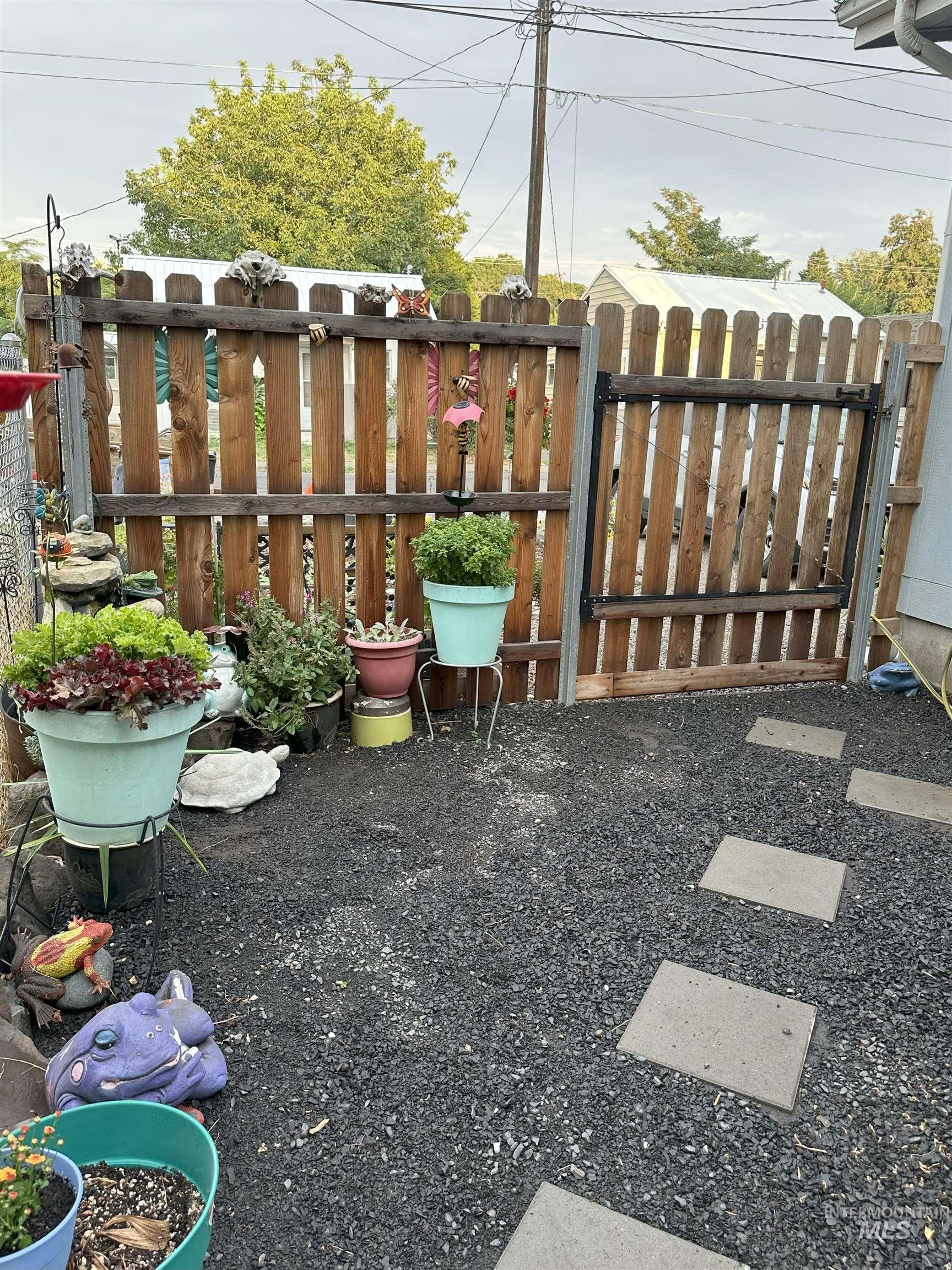 View of gate