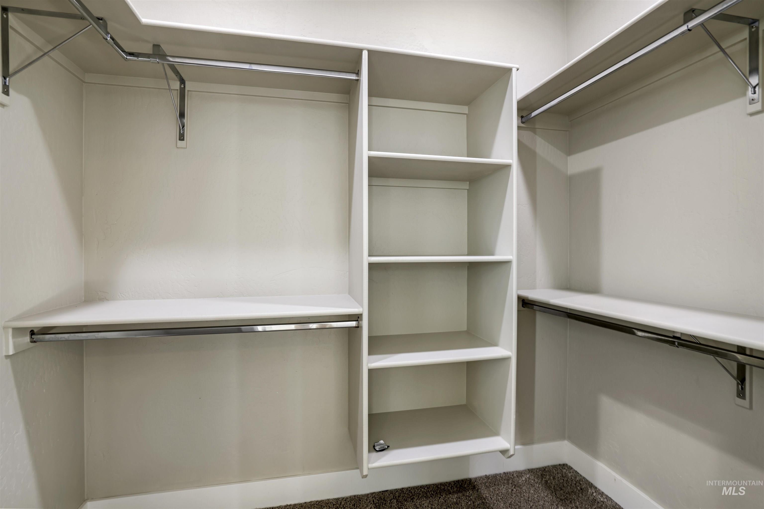 View of spacious closet