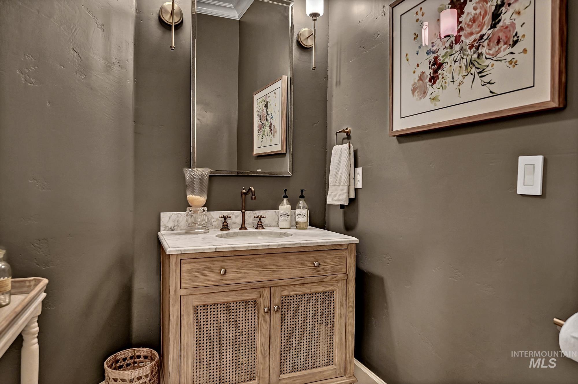 Half bath featuring vanity