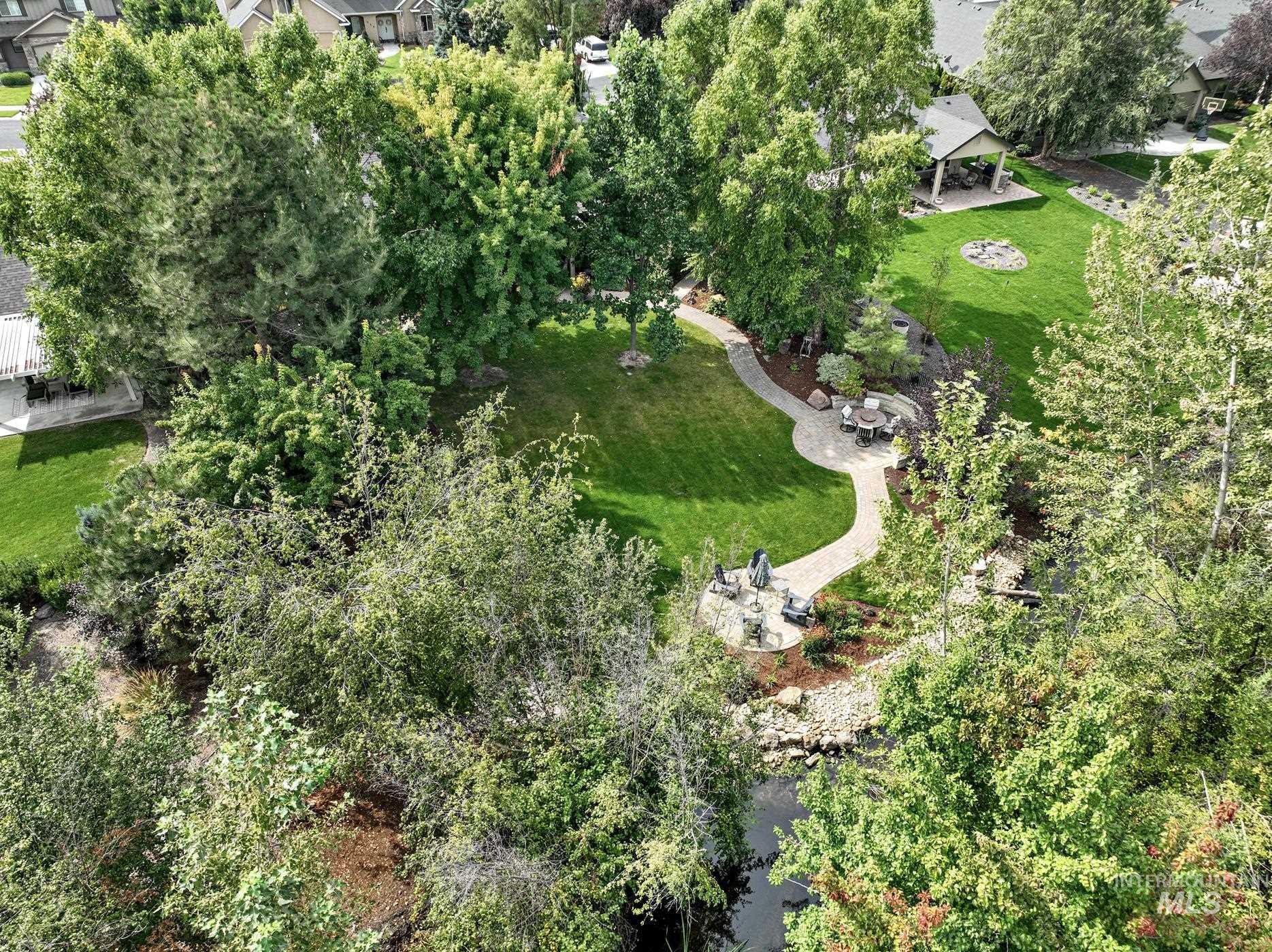 Aerial overview of property's location