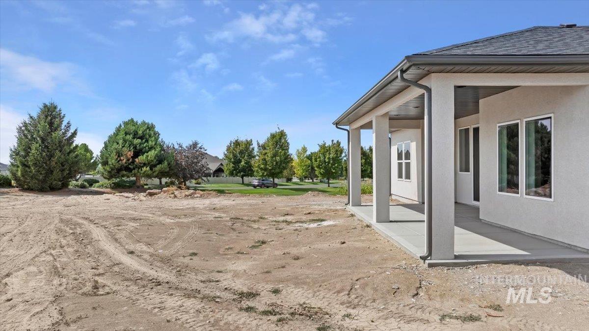 View of yard featuring a patio area