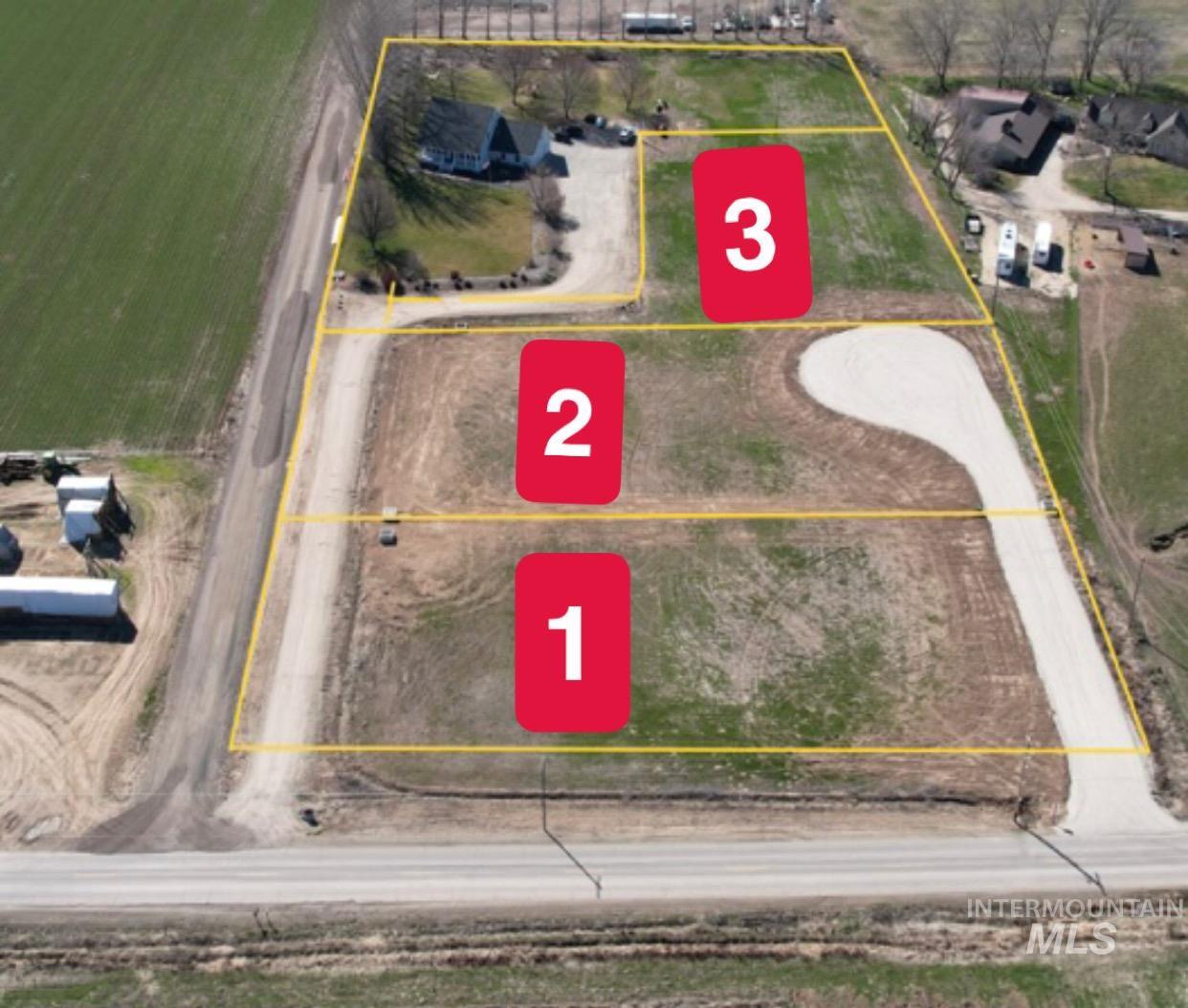 Map / location with property parcel outlined