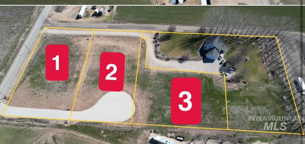Map / location with property parcel outlined