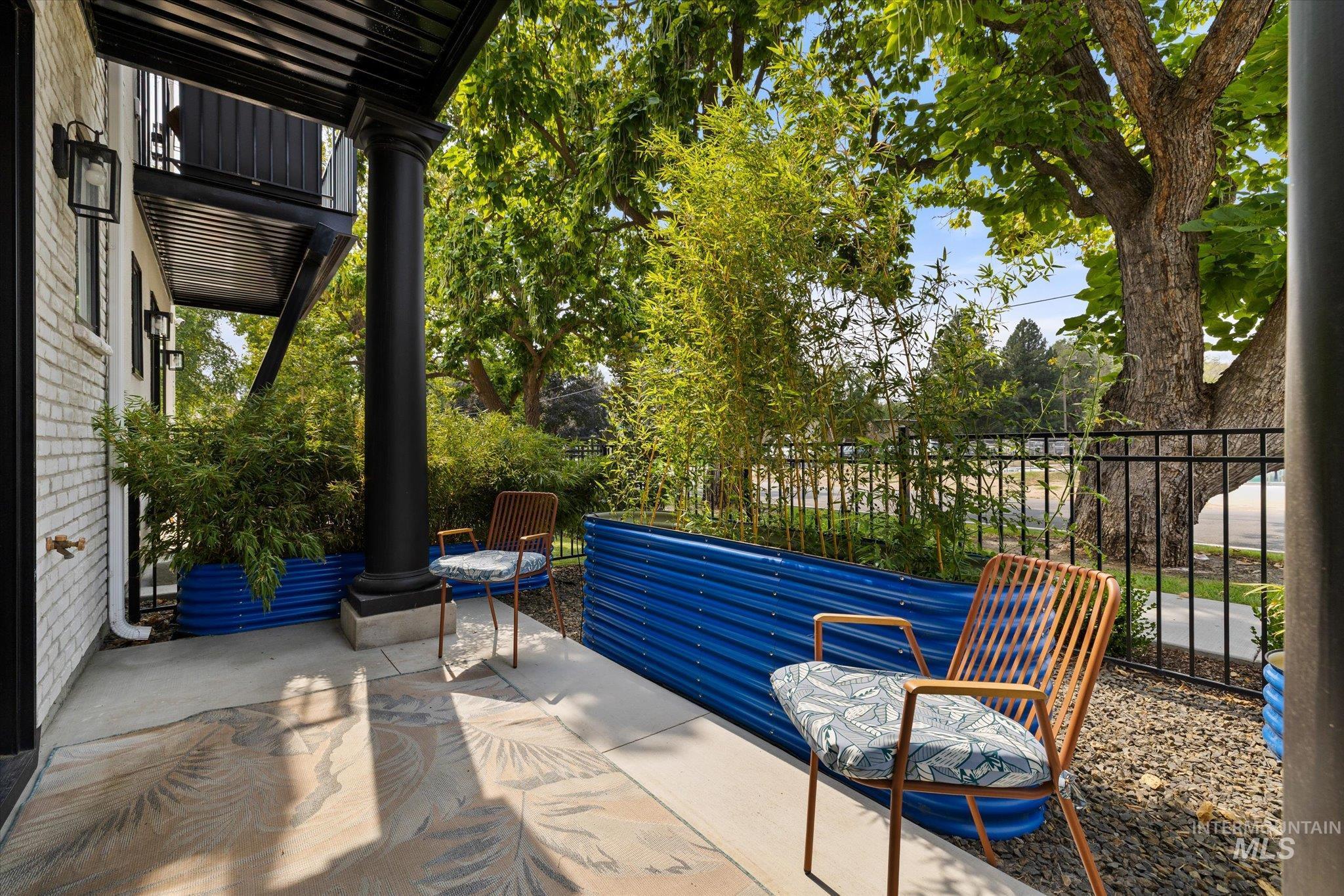 View of patio