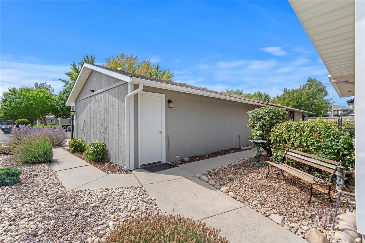 View of outbuilding