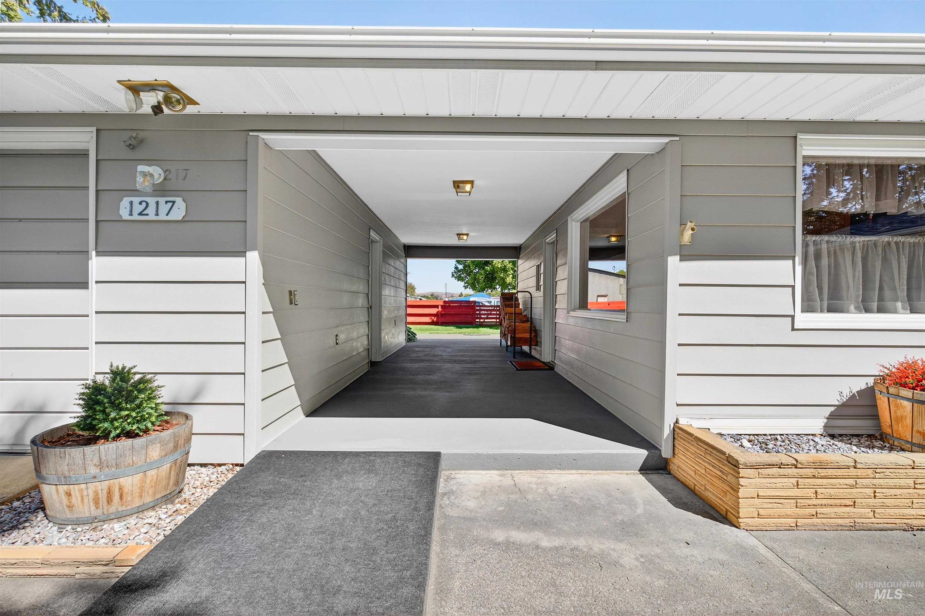 Doorway to property