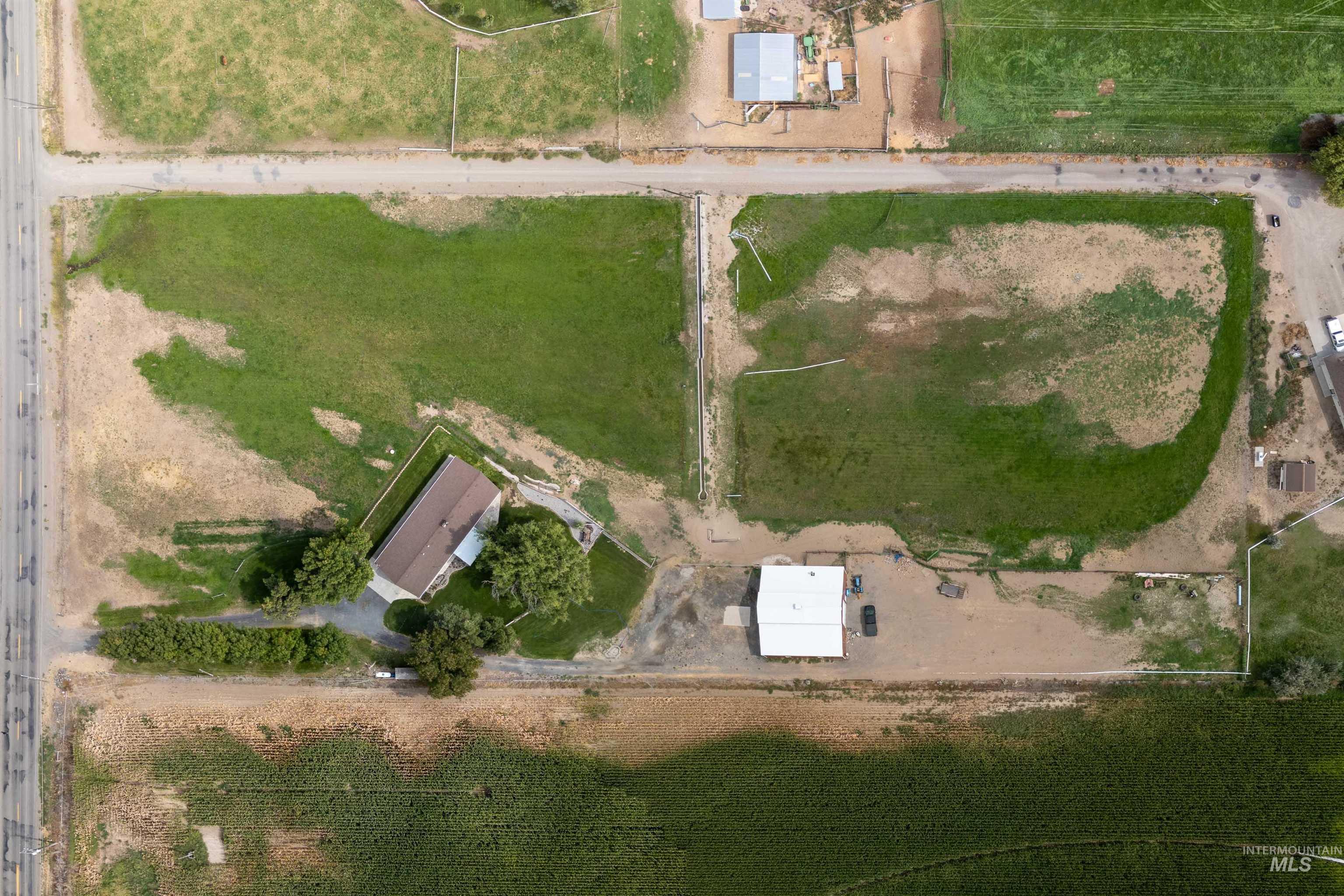 Aerial overview of property's location