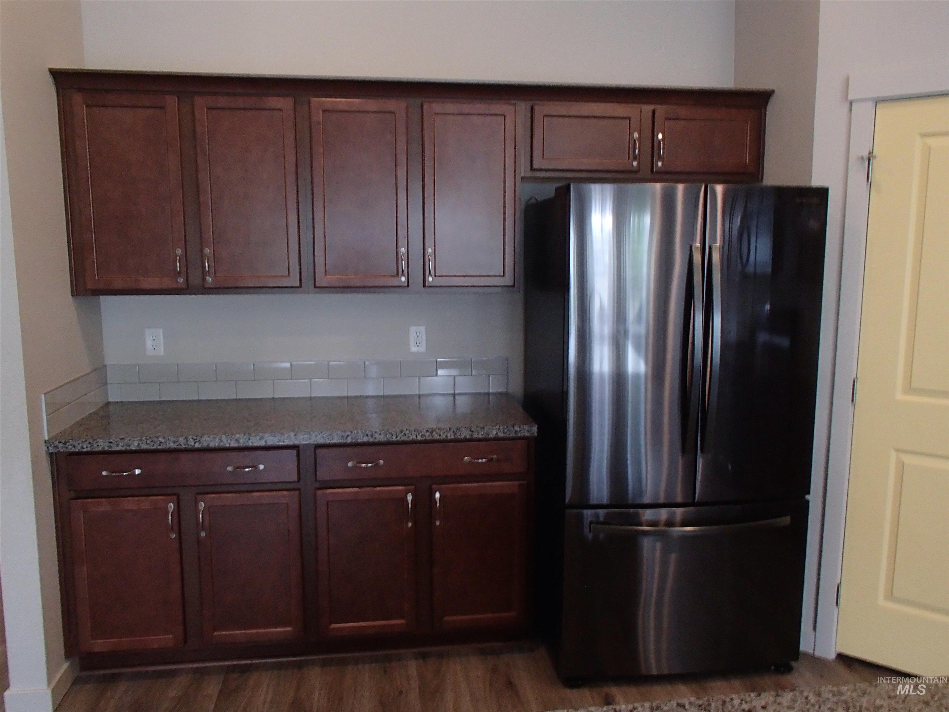 Extra Bank of cabinets and countertop