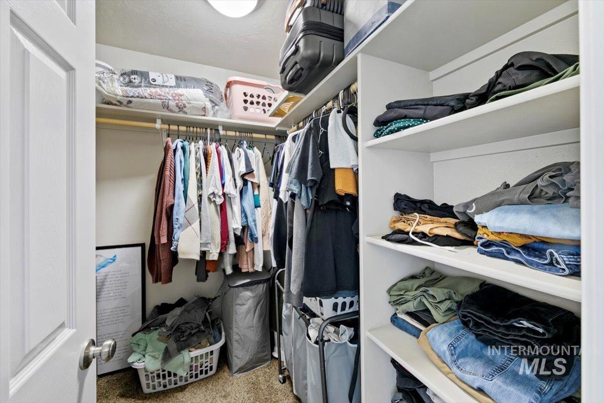 View of spacious closet