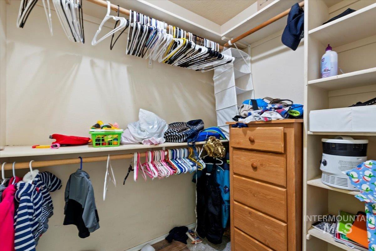 View of spacious closet