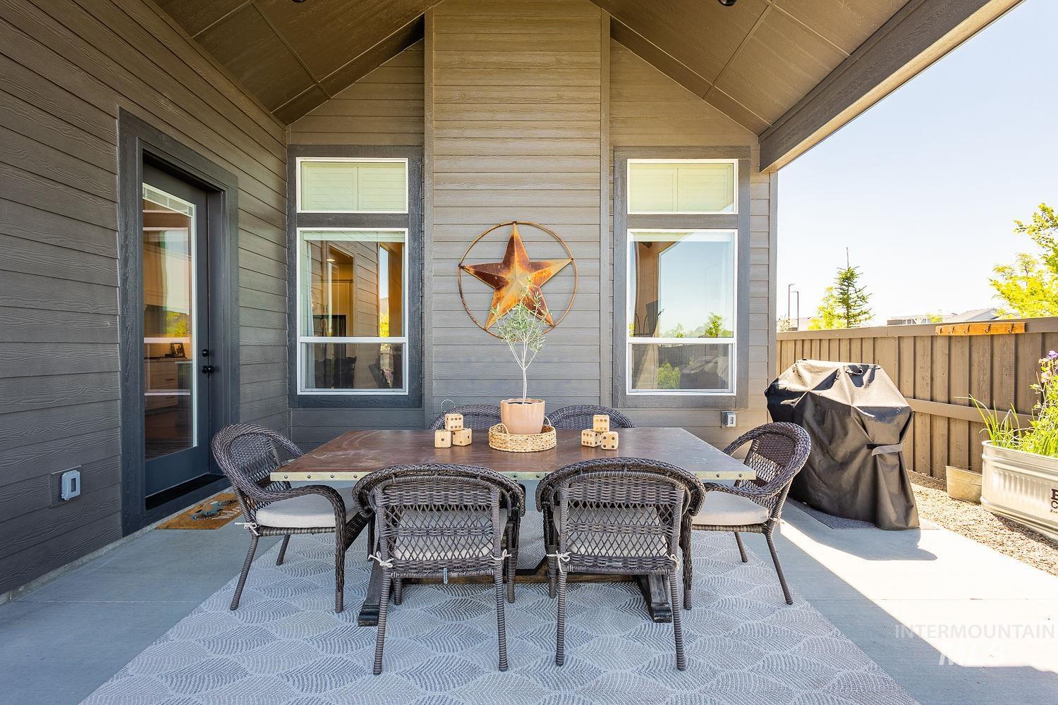 View of patio / terrace featuring outdoor dining area