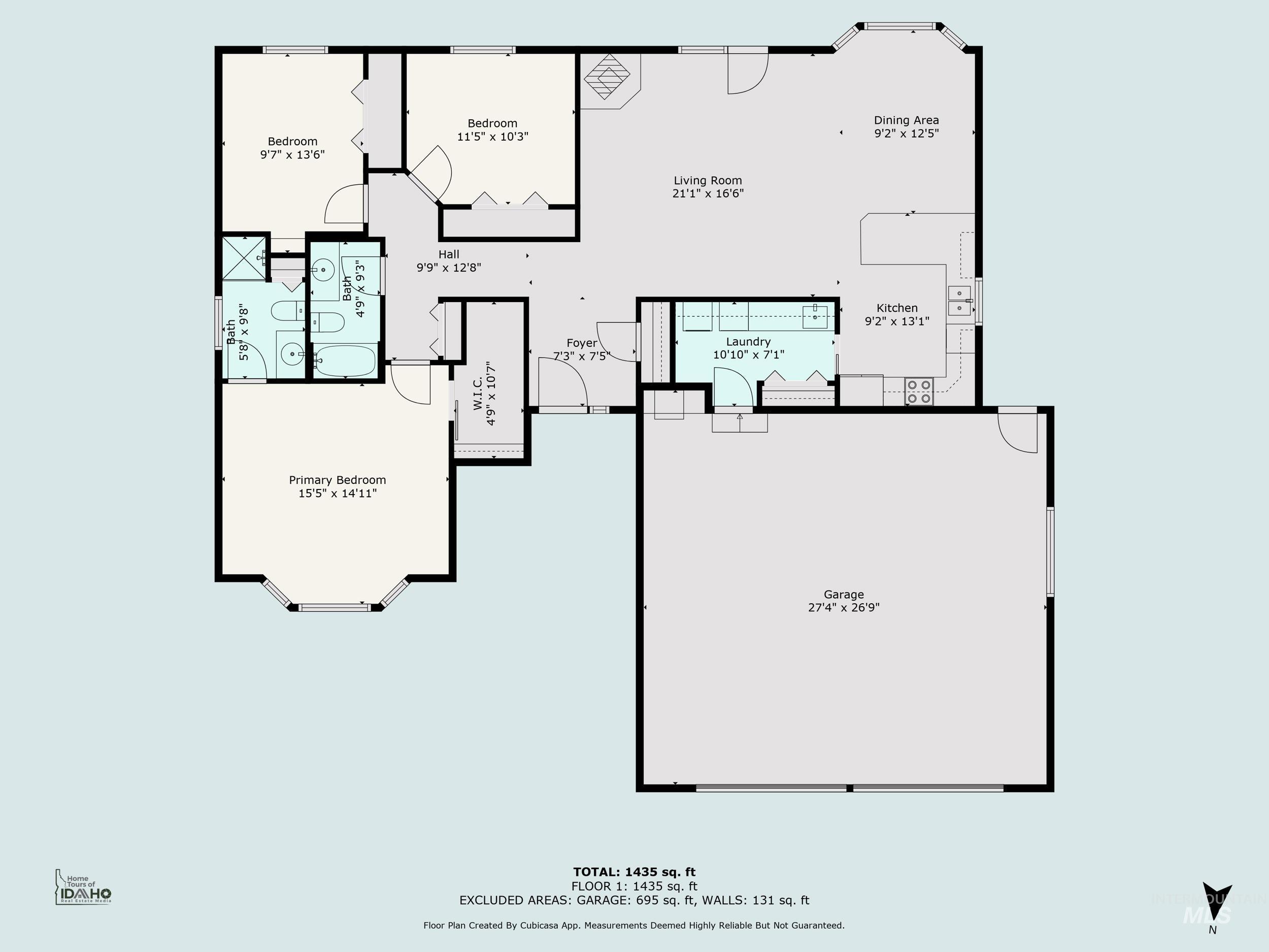 View of floor plan / room layout