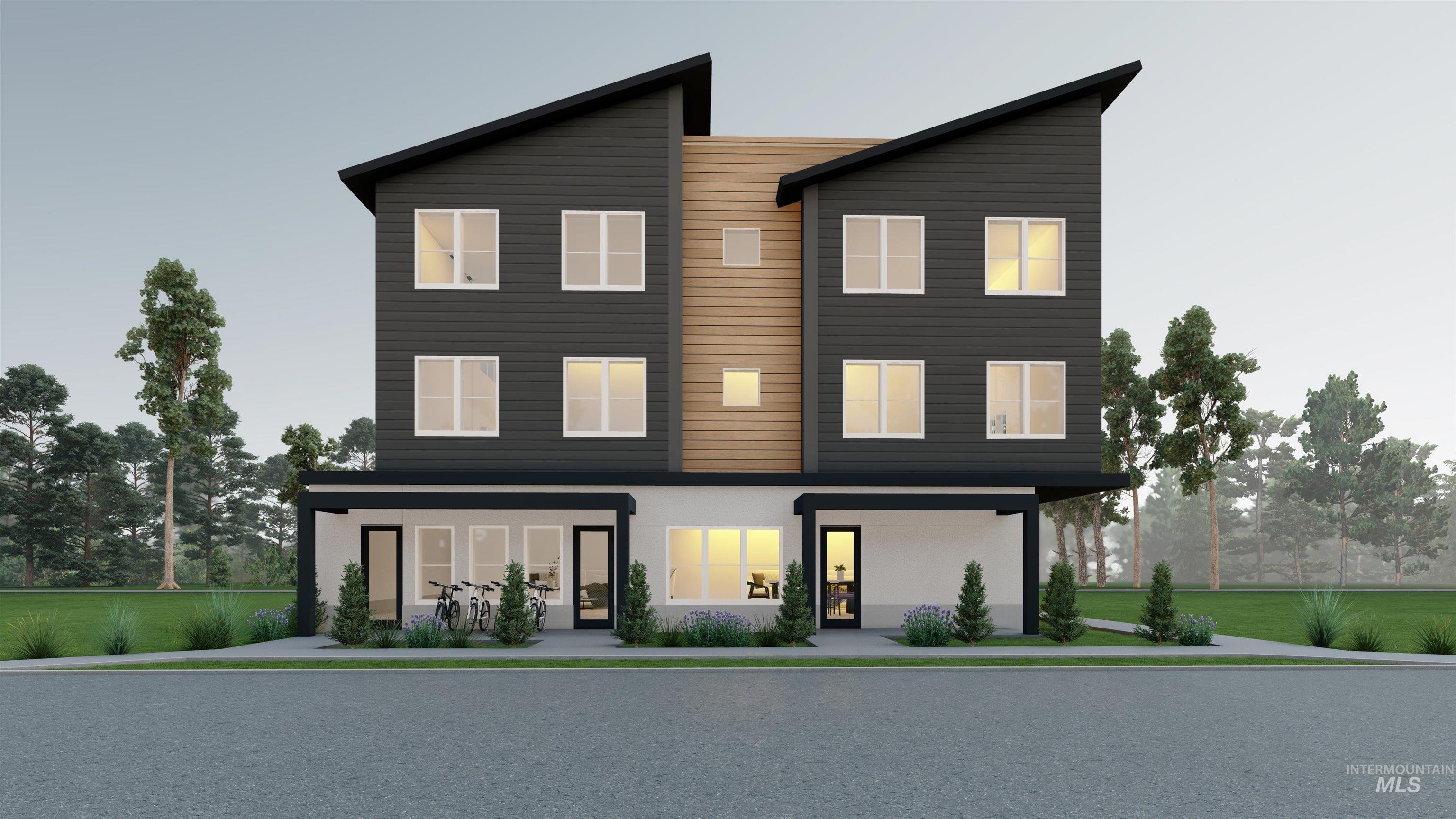 View of modern home