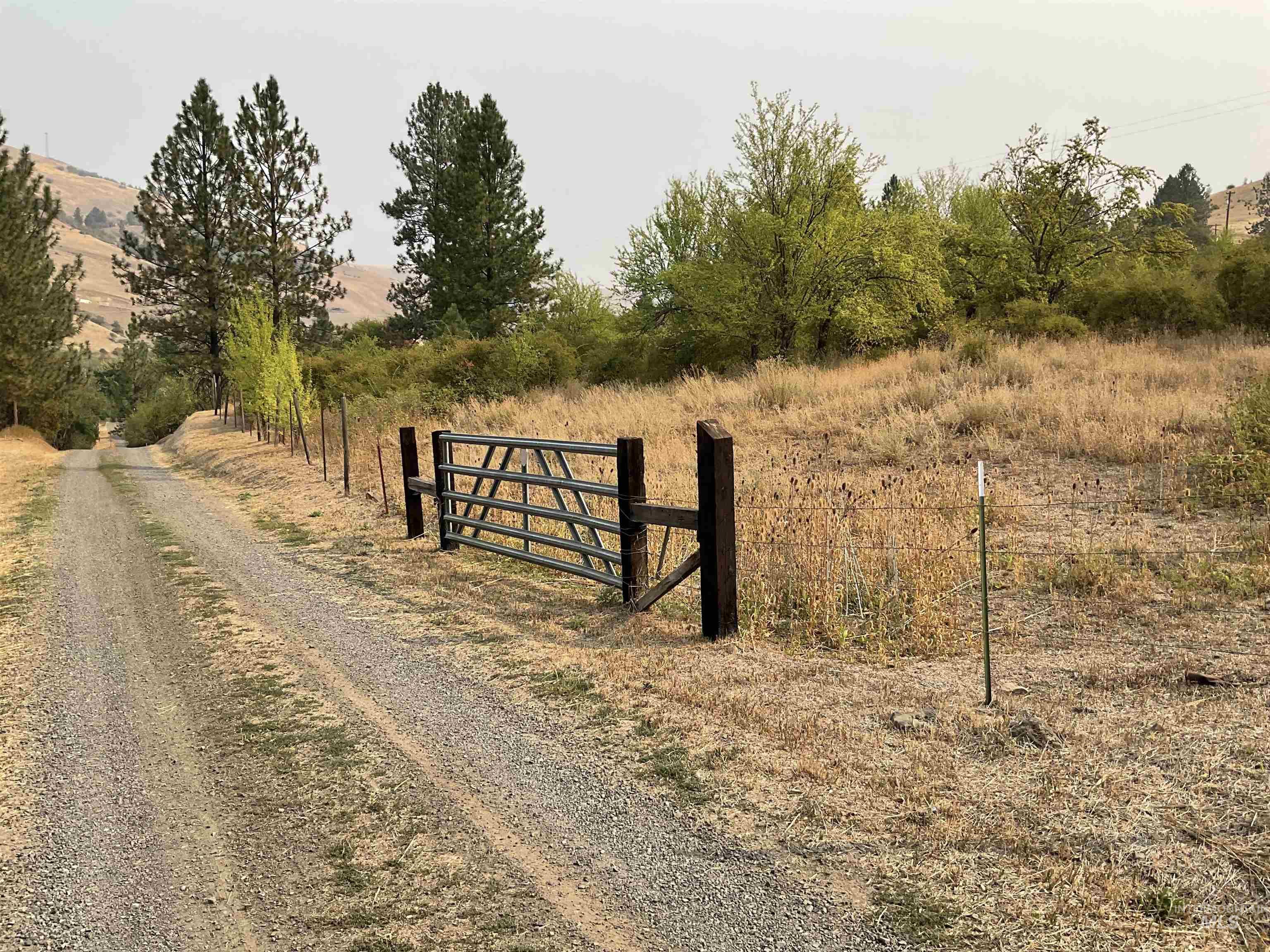 Gate with a rural view