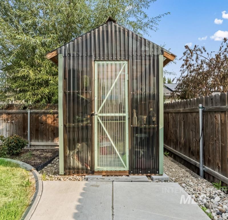 View of outbuilding