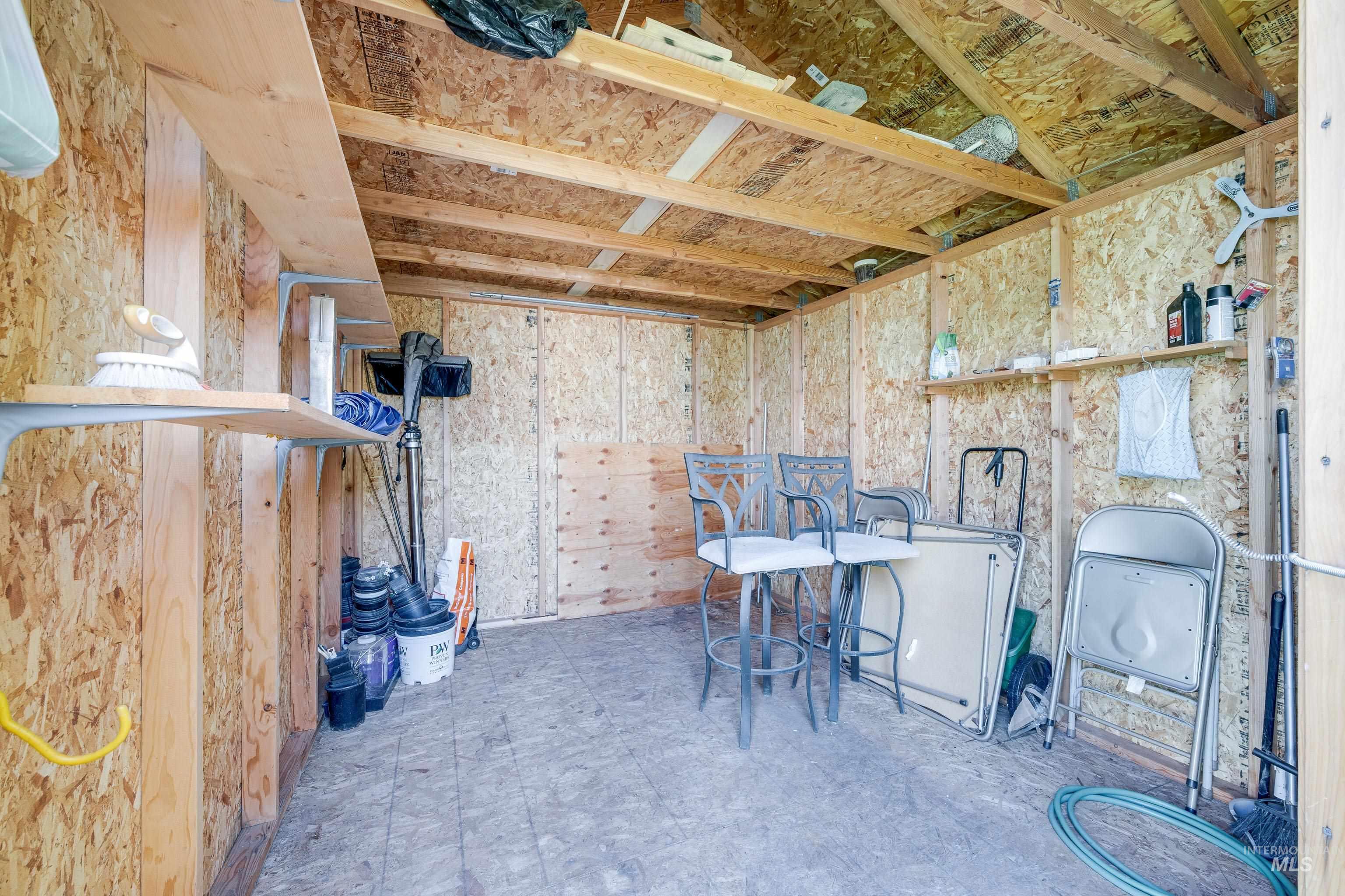 View of storage room
