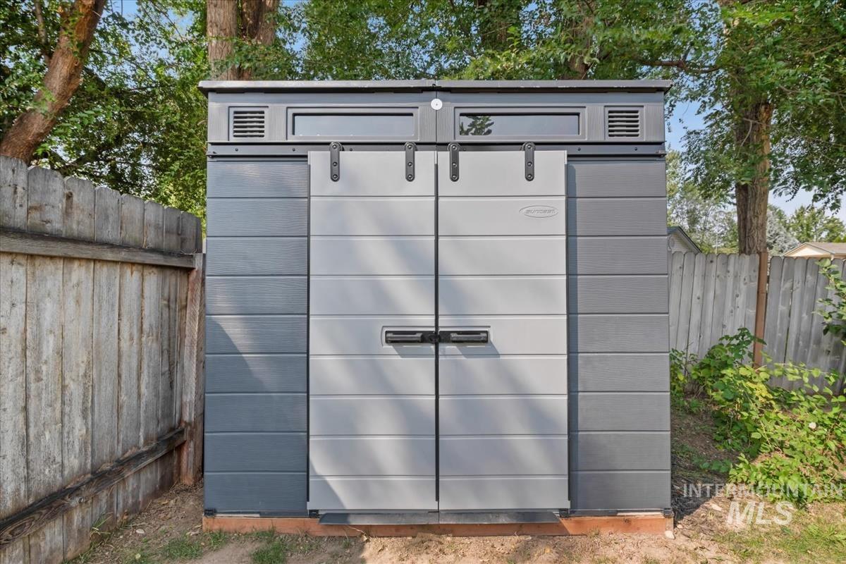 View of outbuilding