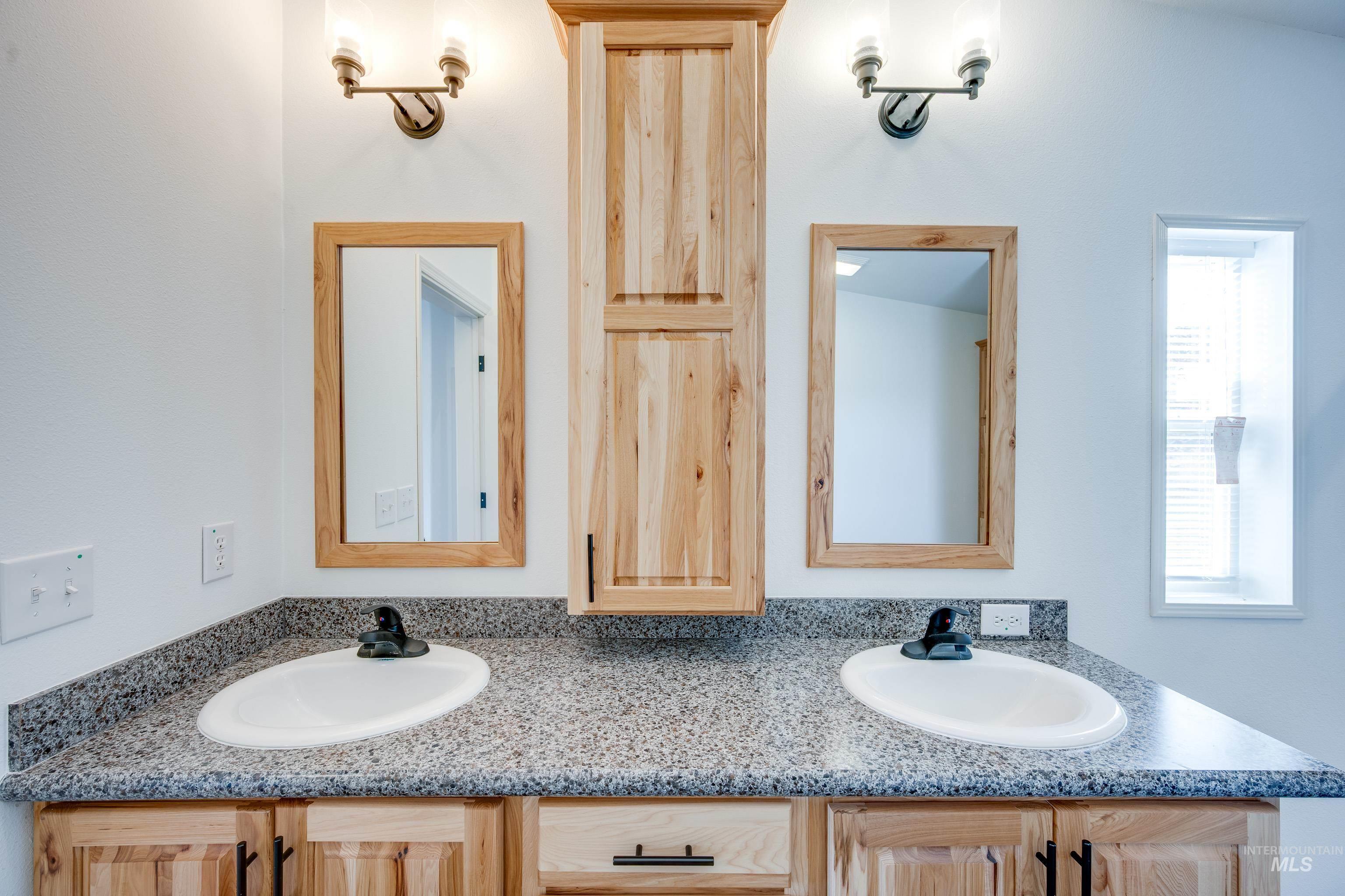 Full bath with double vanity