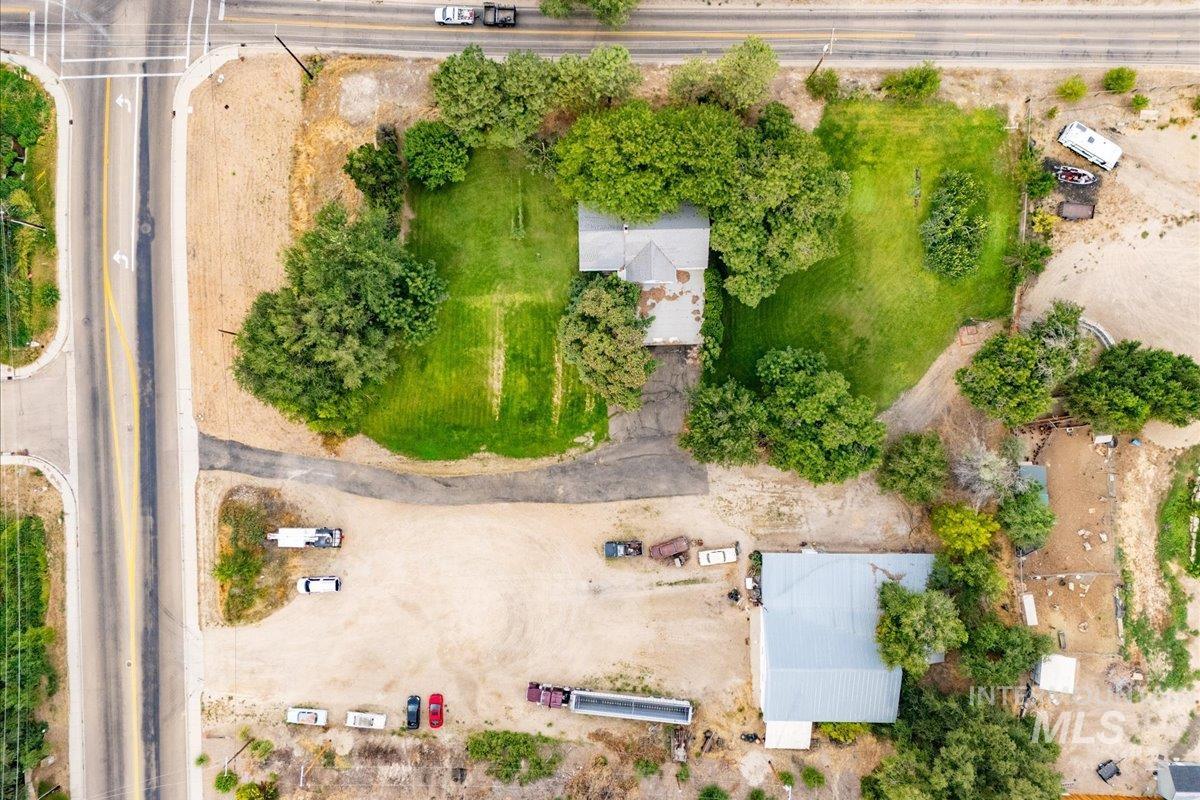 Aerial overview of property's location