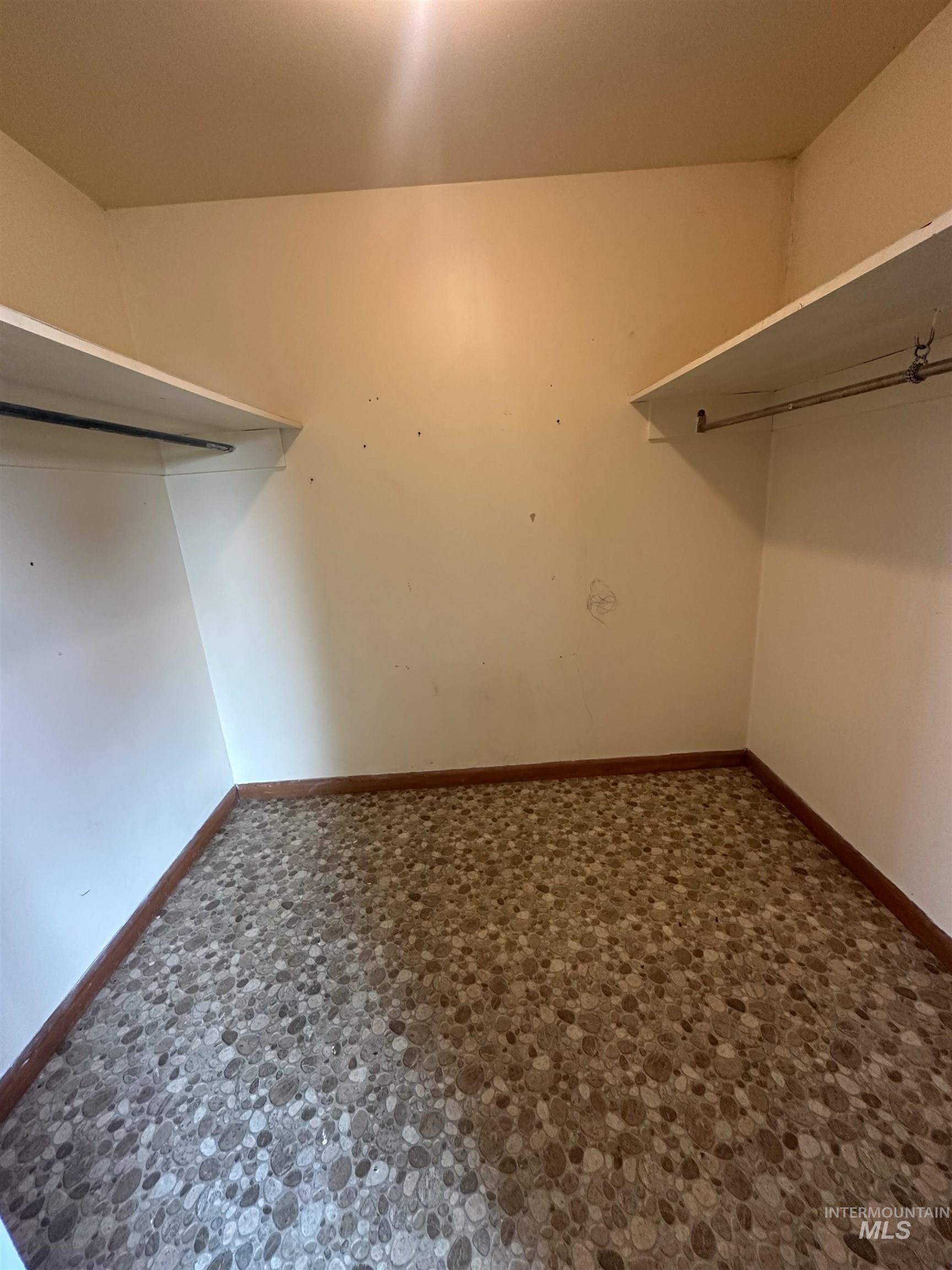 View of spacious closet