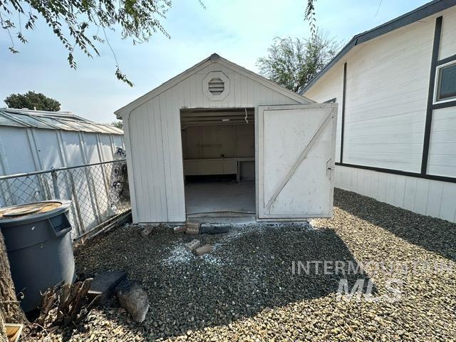 View of shed