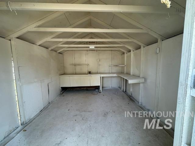 View of storage area