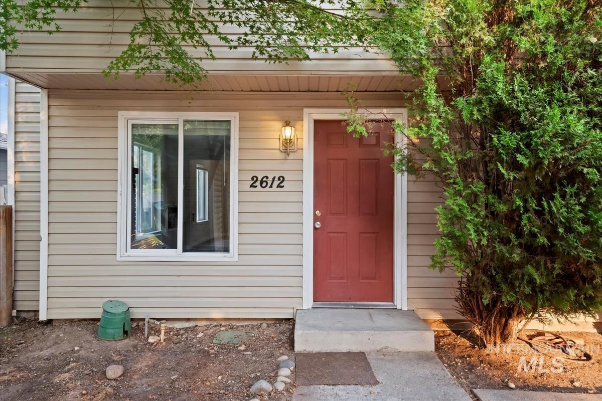 Doorway to property