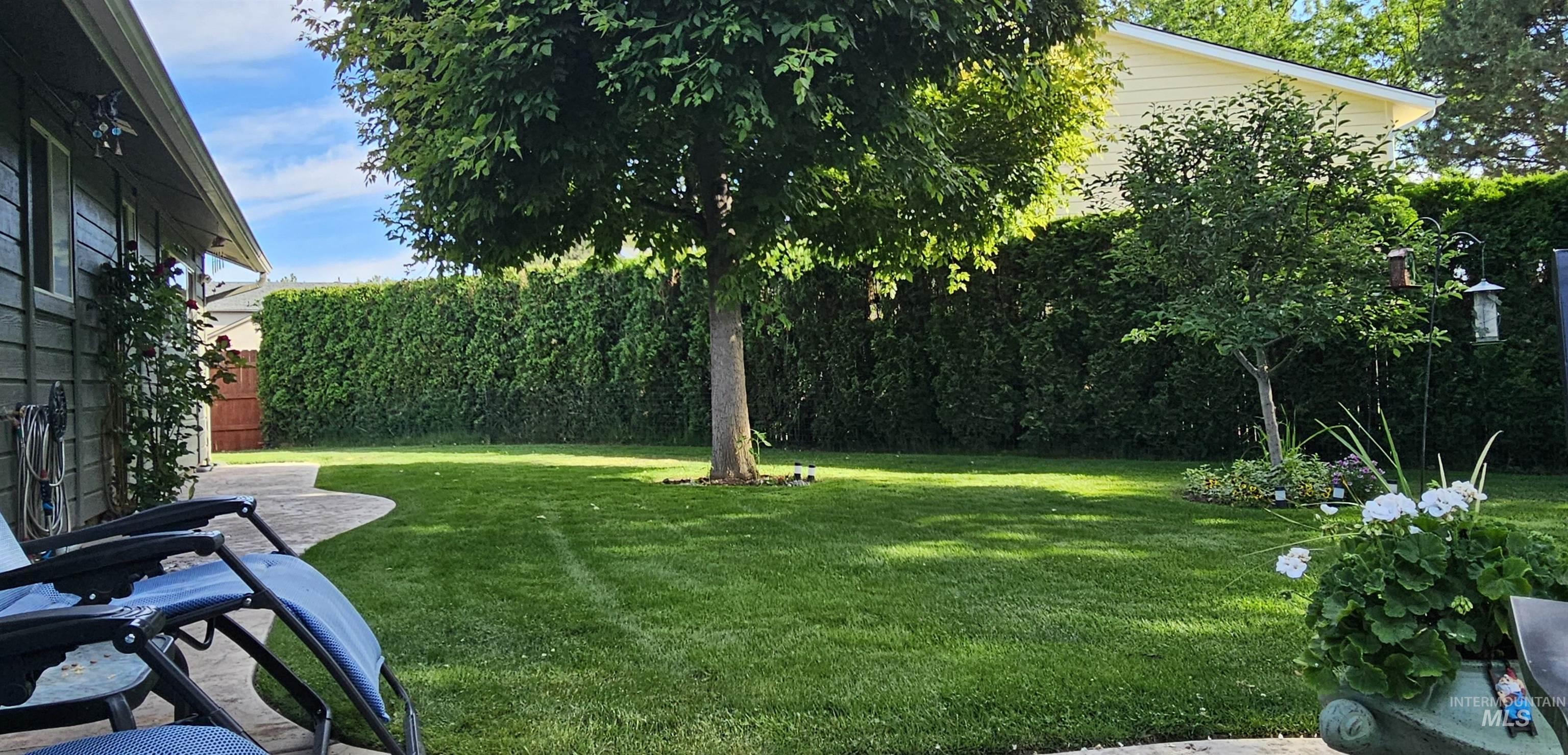 Verdant lush landscaping, shade trees on hot summer days...with view of the course..