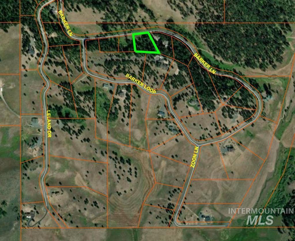 Map of property location with property boundaries highlighted
