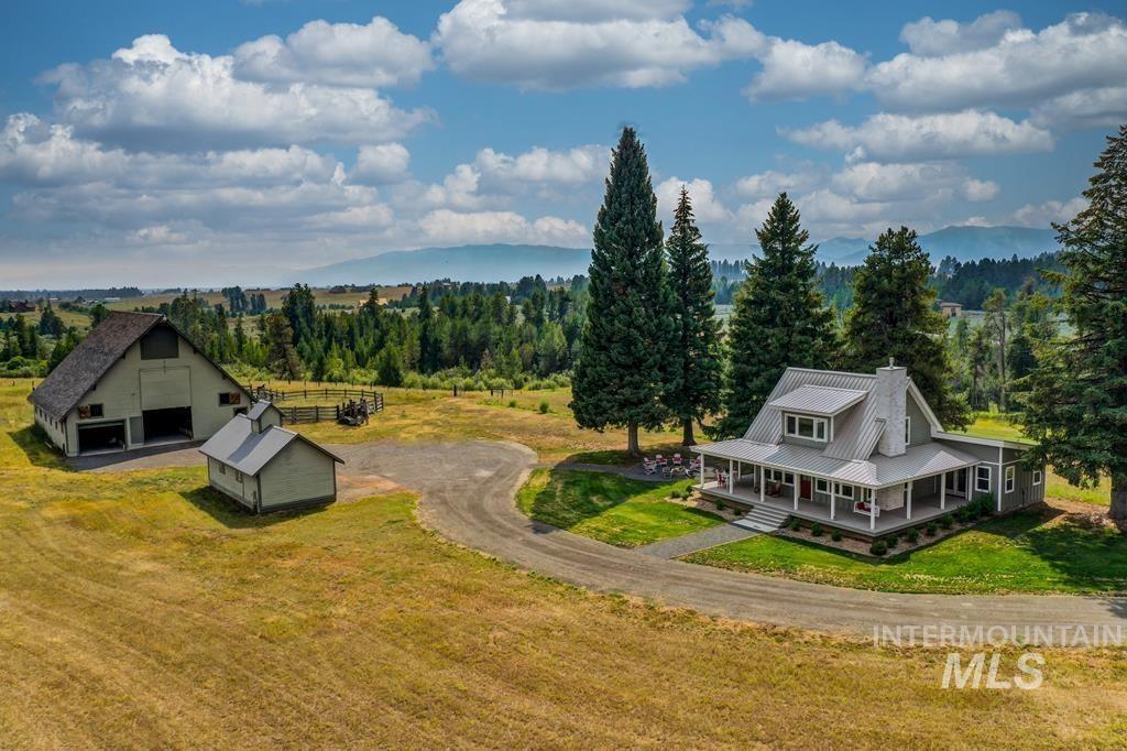 View from above of property