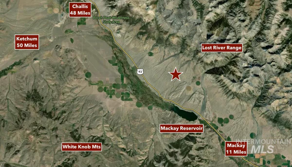 Aerial view of property's location