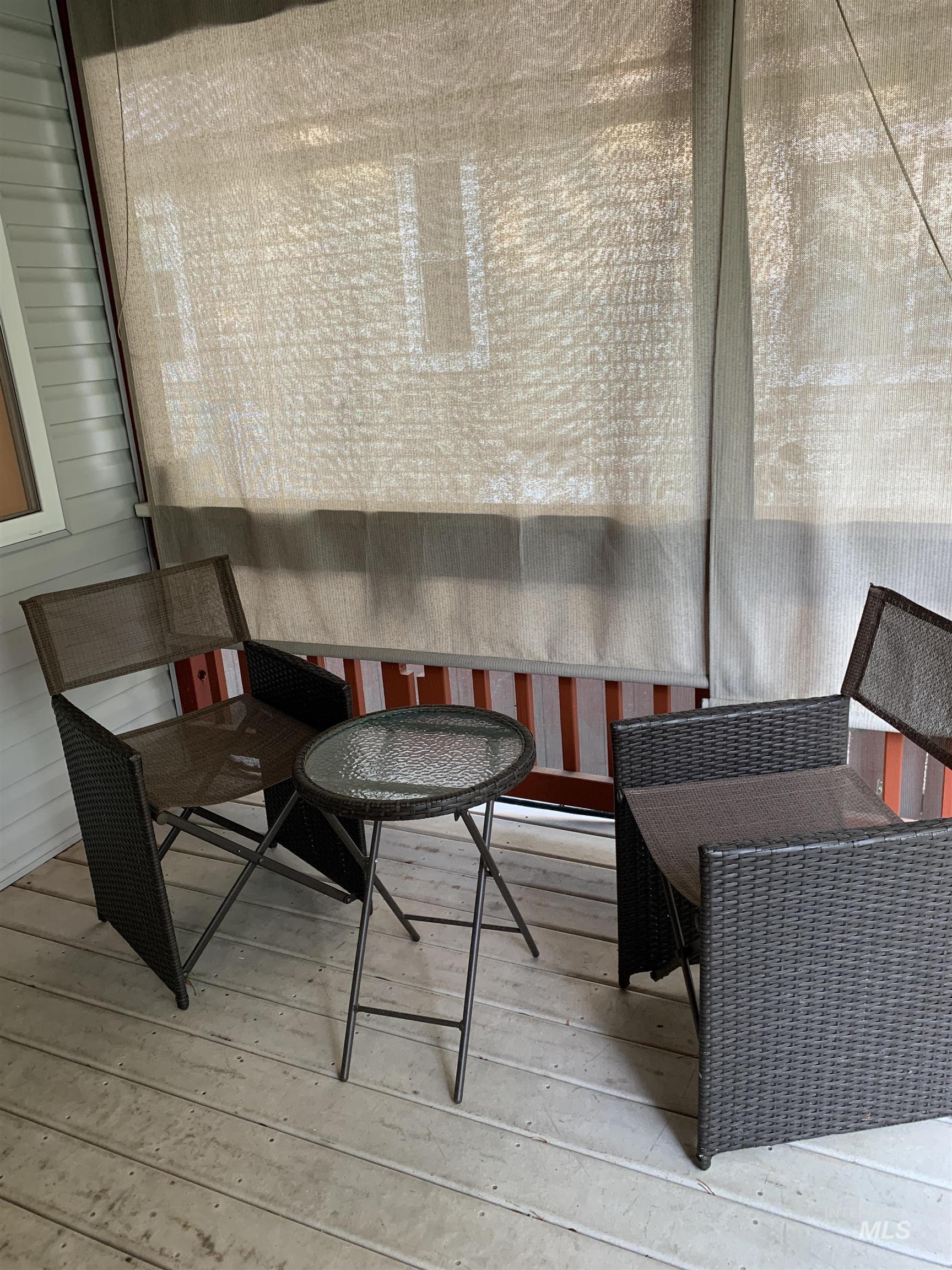 View of deck