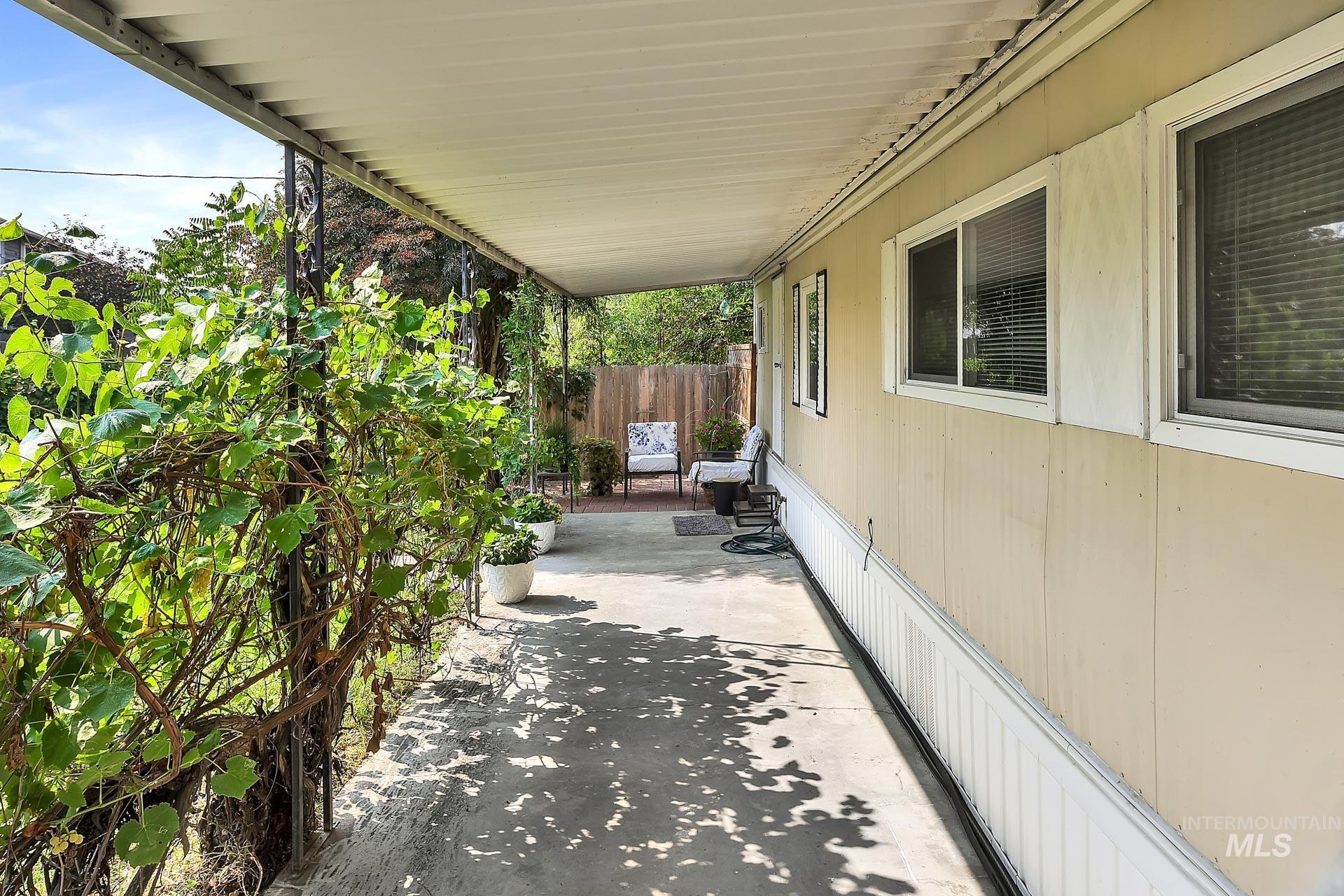 View of patio