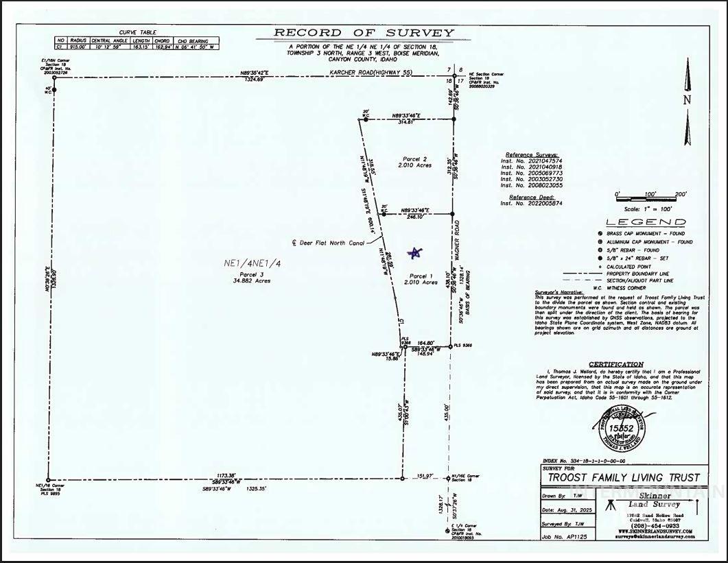 Survey map / technical document