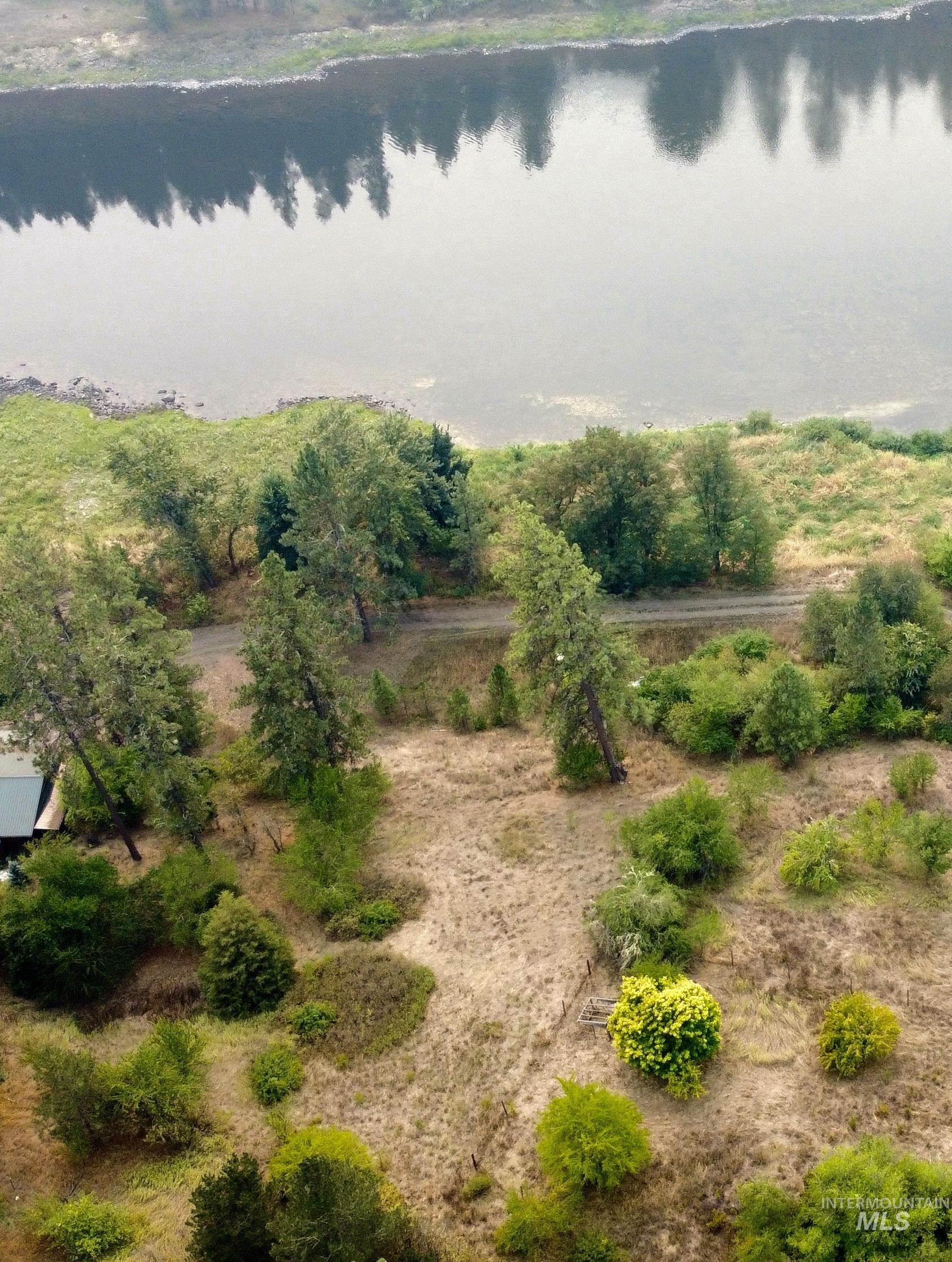 Drone / aerial view of a nearby body of water