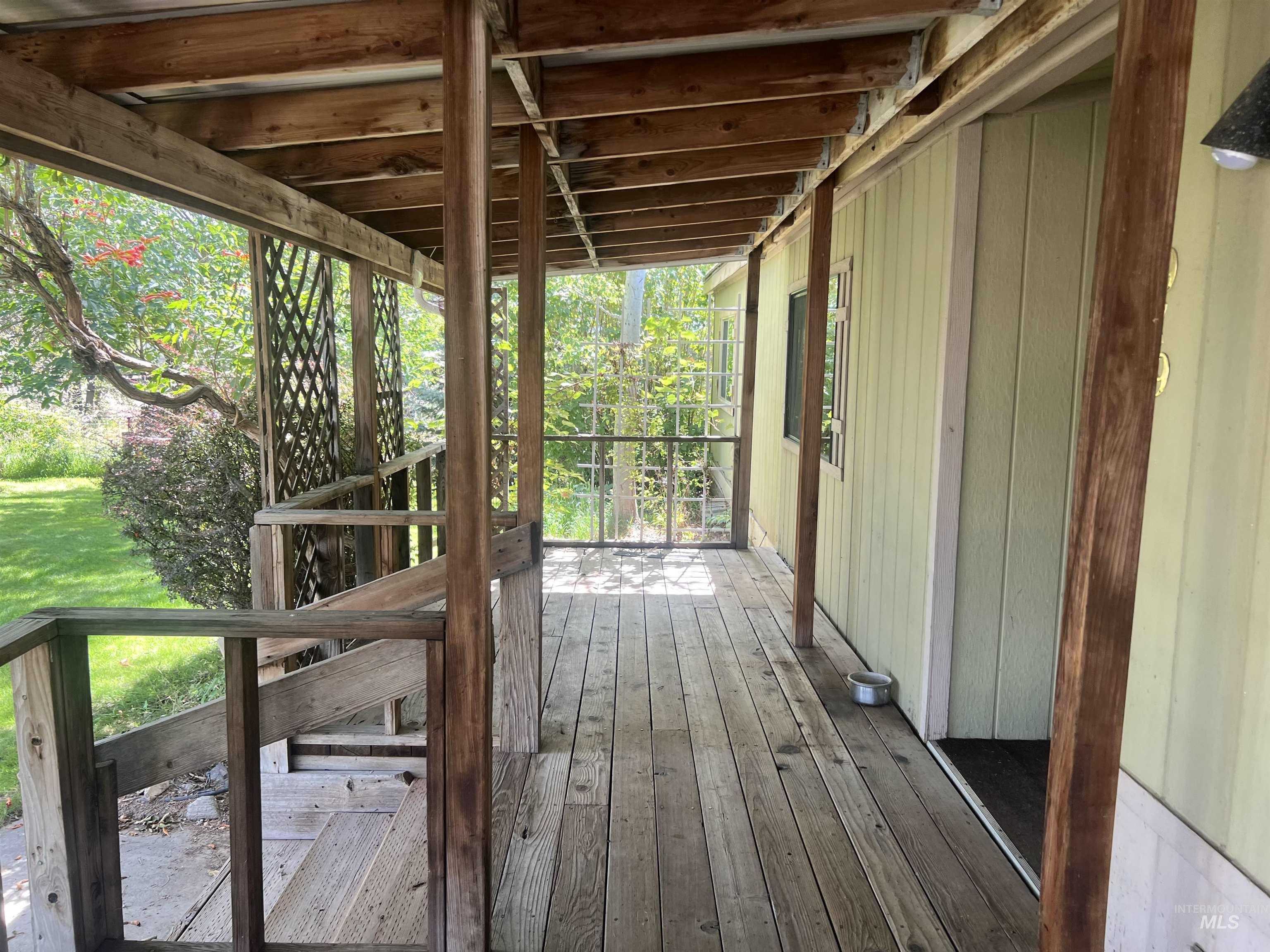 View of deck