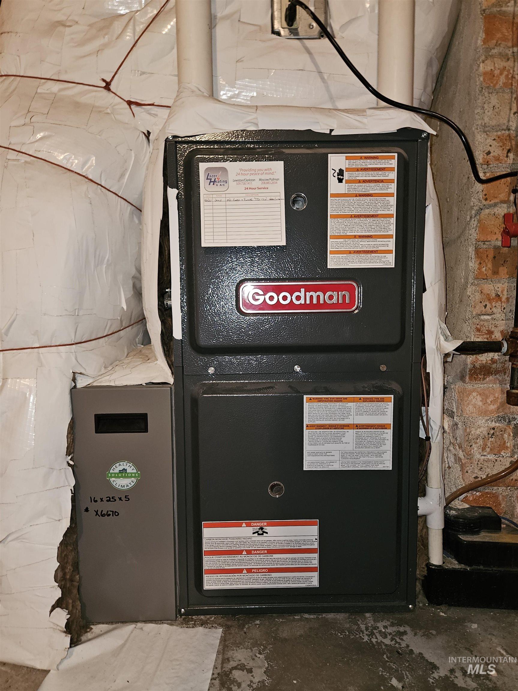 View of utility room