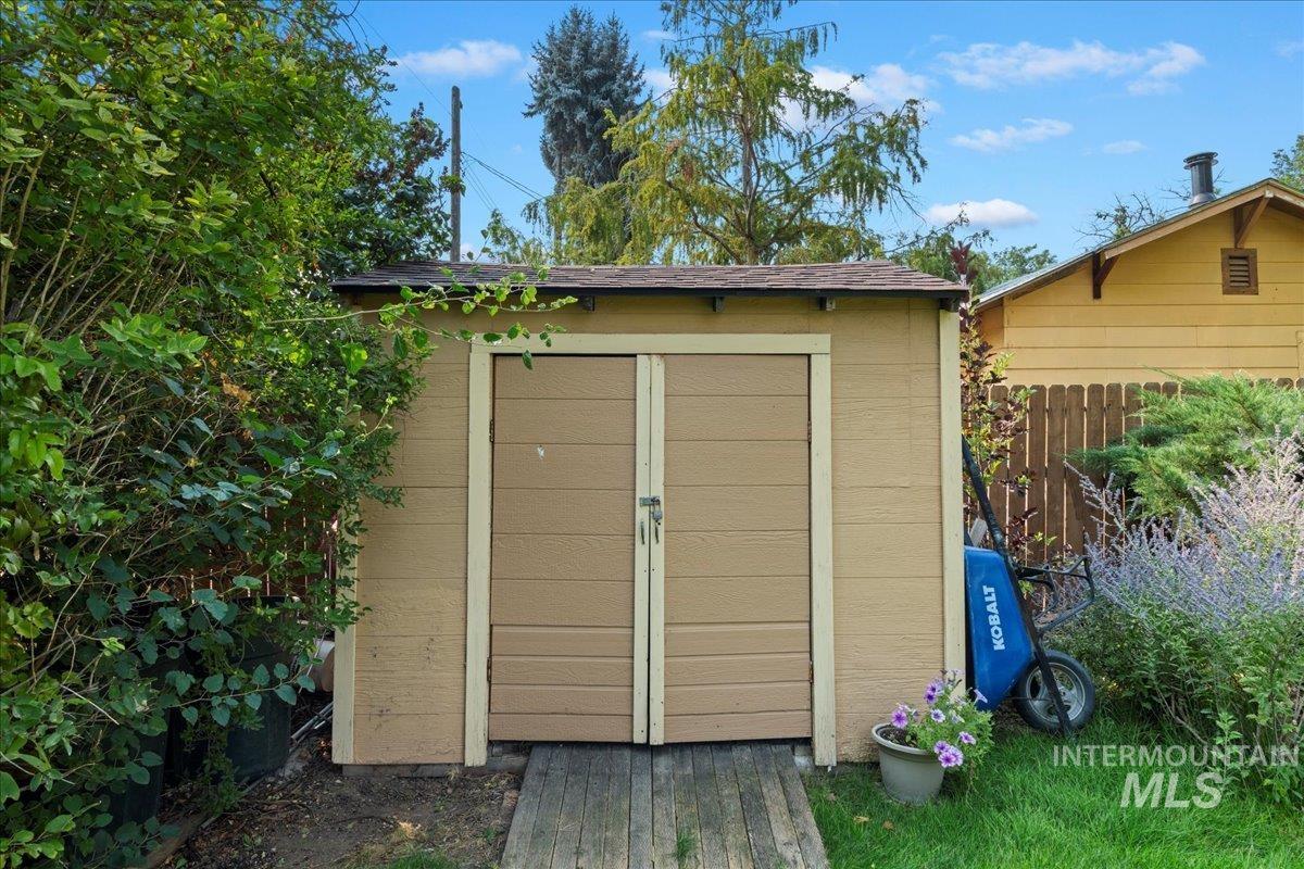 View of shed