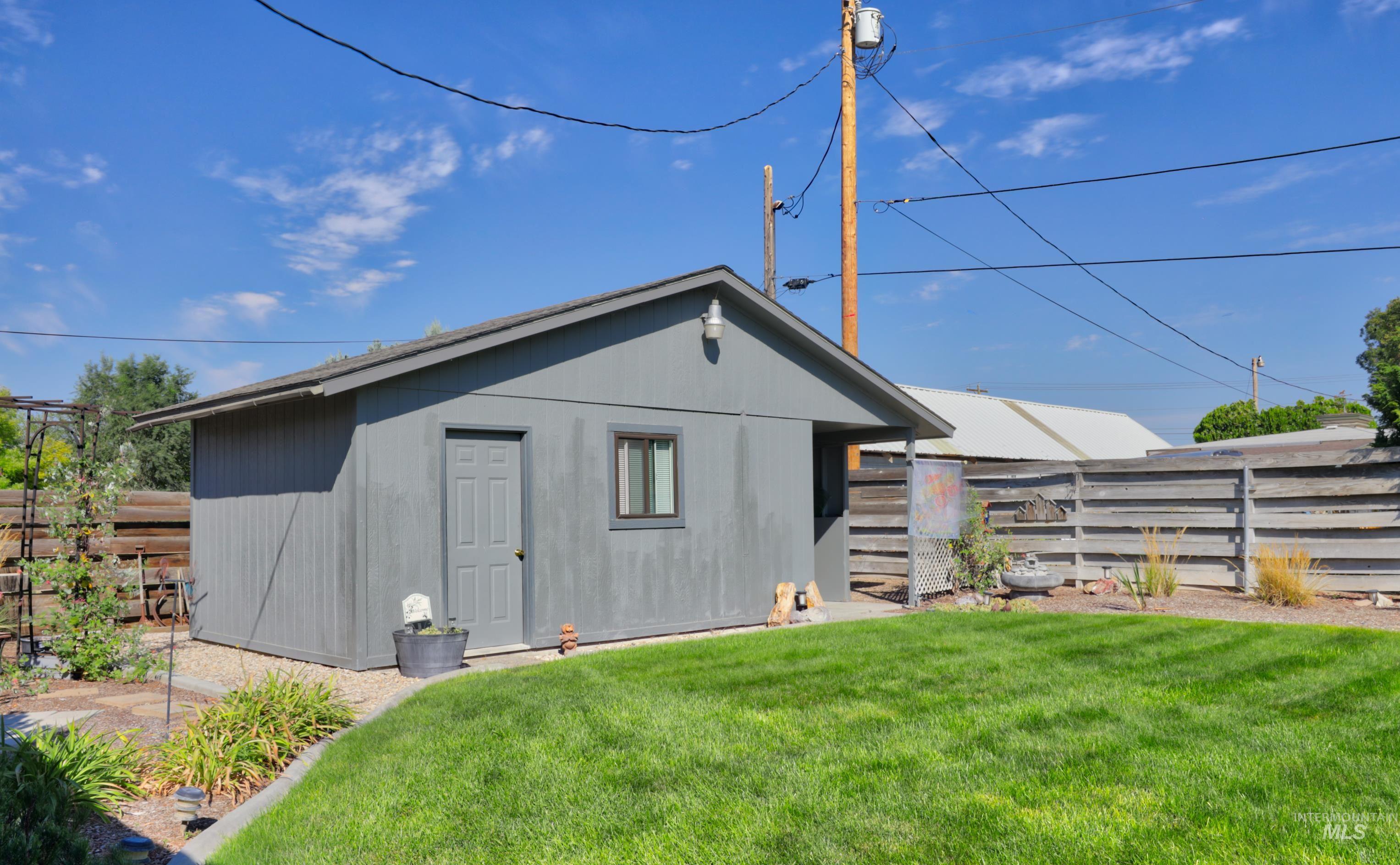 View of outbuilding