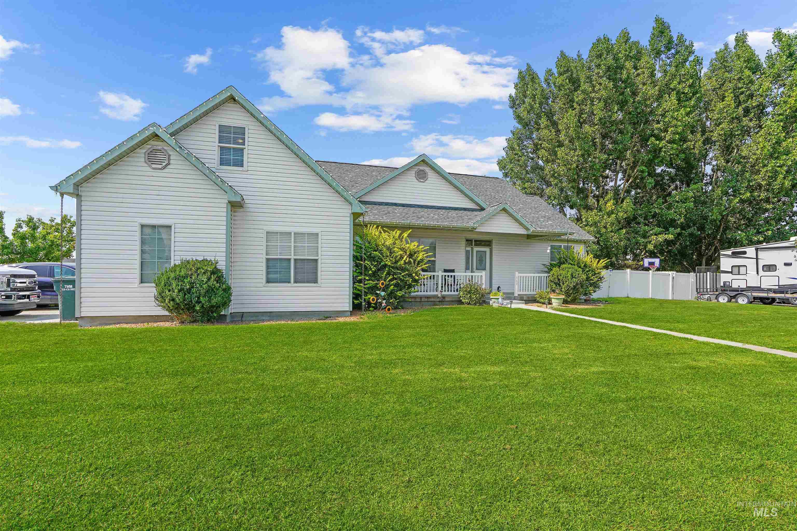 View of front of property with a porch